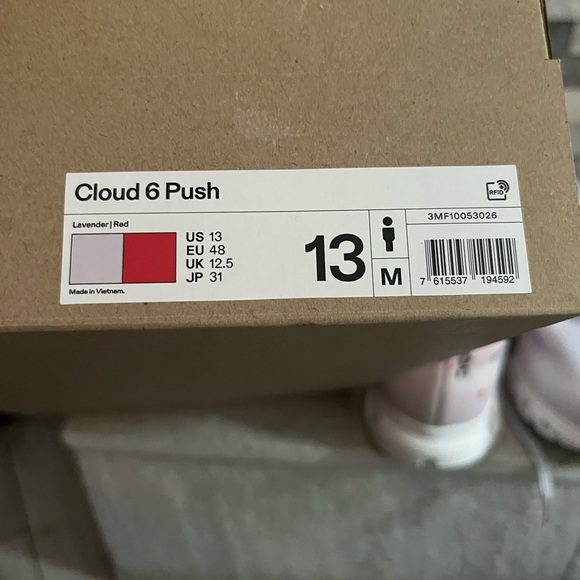 New!! On cloud 6 push men’s sneakers - Picture 5 of 5